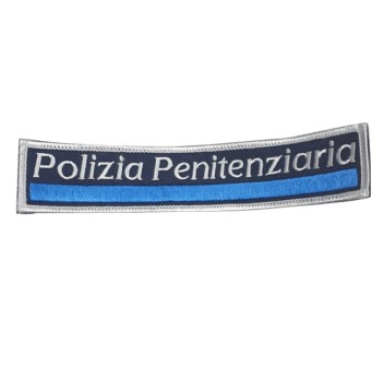 Patch Polizia Penitenziaria cm 17 x 3 per tuta Divisa Militare