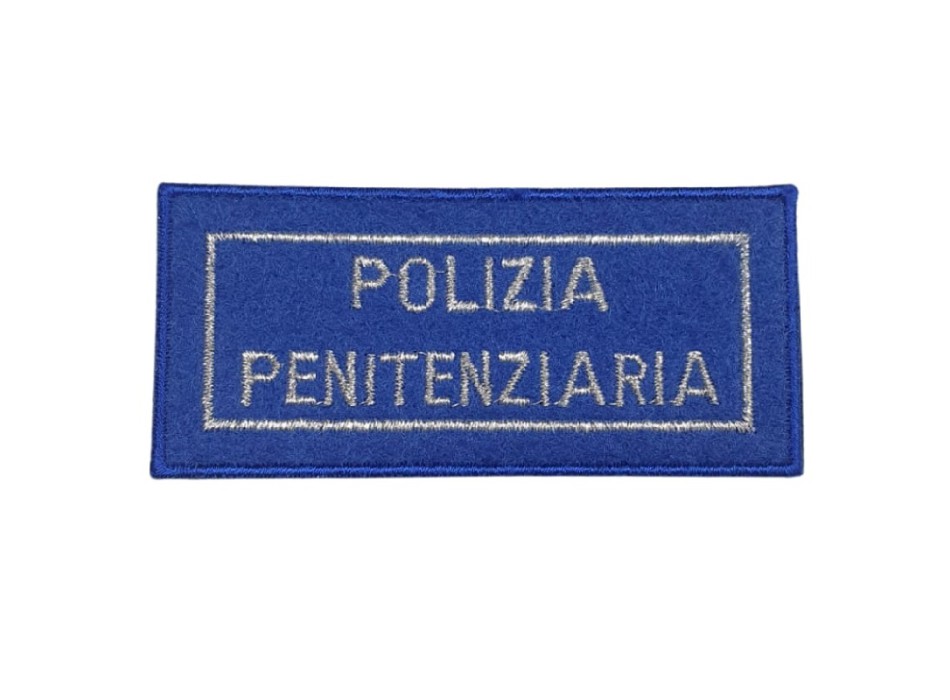 Patch Polizia Penitenziaria cm 8 x 4 Divisa Militare