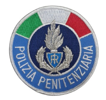 Patch Polizia Penitenziaria scudetto ricamata Divisa Militare