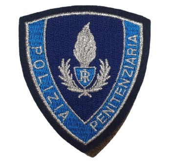 Patch Polizia Penitenziaria scudetto ricamata Divisa Militare