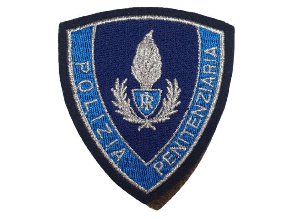 Patch Polizia Penitenziaria scudetto ricamata Divisa Militare