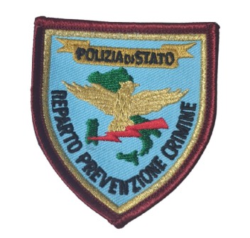 Patch reparto prevenzione crimine Polizia di Stato PS Divisa Militare