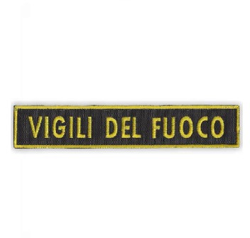 Patch rettangolare Vigili del Fuoco Divisa Militare