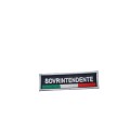 Patch scritta Sovrintendente ricamata con velcro e tricolore