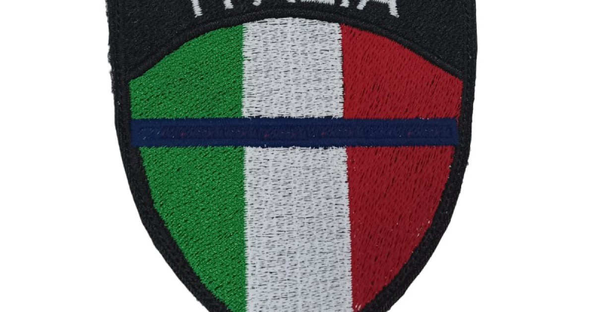 Patch toppa con velcro Polizia Locale movimento Pegaso tricolore