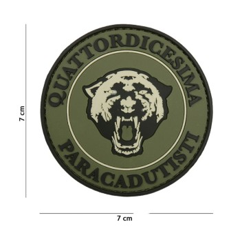 Patch toppa 14° paracadutisti  Divisa Militare