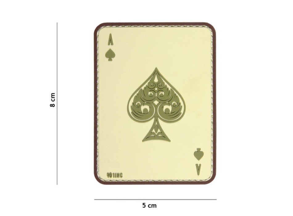 Toppa Termoadesiva Stemma Assia - 9x6 Cm - Alta Brillantezza