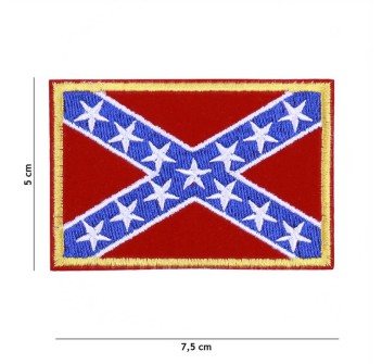 Patch toppa bandiera Rebel Divisa Militare
