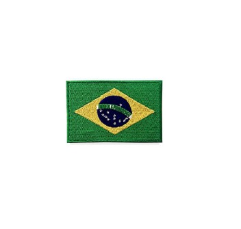 Patch toppa con velcro Brasile Divisa Militare