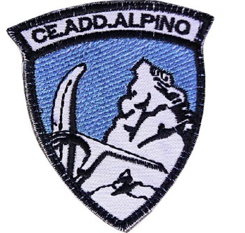 Patch toppa con velcro Centro Addestramento Alpino ce add alpino Divisa Militare