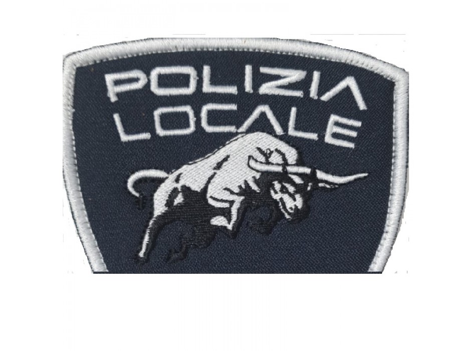 Patch toppa con velcro Polizia Locale toro Divisa Militare