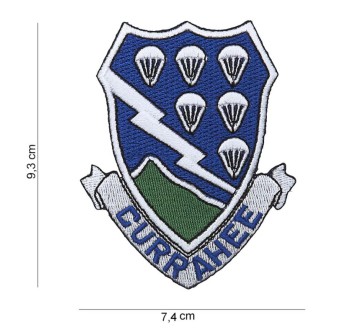 Patch toppa currahee 506th PIR Divisa Militare