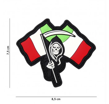 Patch toppa Italia e morte Divisa Militare