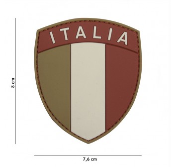 Patch toppa Italia scudetto gommato bassa visibilità