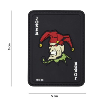 Patch Toppa joker nero Divisa Militare