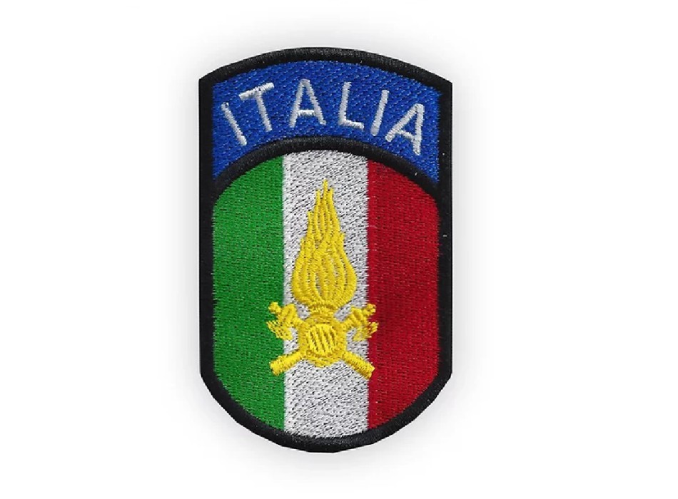 Patch toppa per antipioggia Vigili del Fuoco Divisa Militare