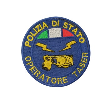 Patch Toppa Polizia di Stato Taser Divisa Militare