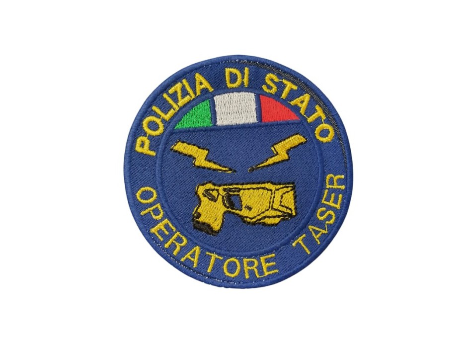 Patch Toppa Polizia di Stato Taser Divisa Militare