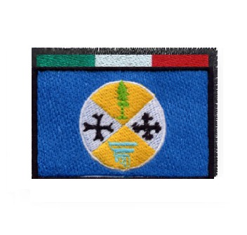 Patch toppa regione Calabria con tricolore Divisa Militare