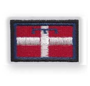 Patch toppa regione Piemonte cm 5 x 8 Divisa Militare