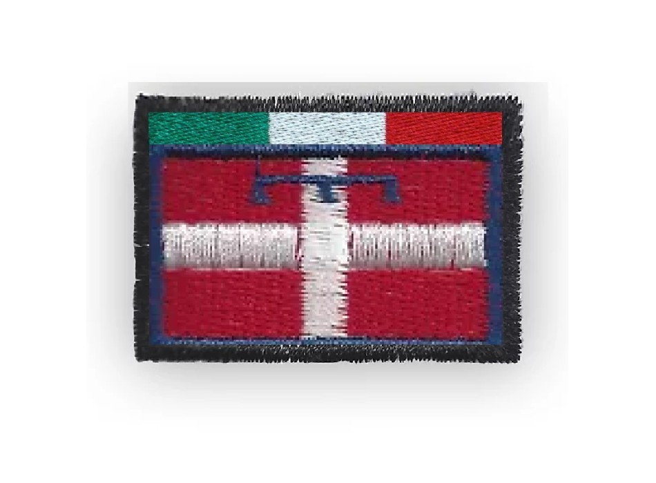 Patch toppa regione Piemonte con tricolore Divisa Militare