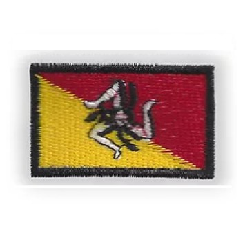 Patch toppa regione Sicilia cm 5 x 8 Divisa Militare