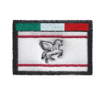Patch toppa regione Toscana con tricolore Divisa Militare