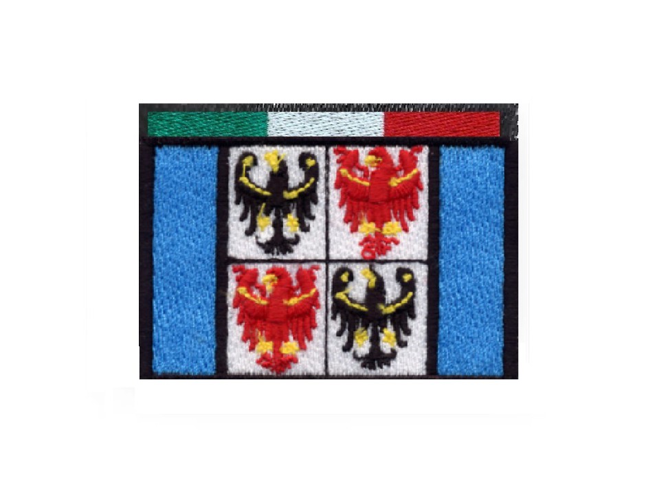 Patch toppa regione Trentino Alto Adige con tricolore Divisa Militare