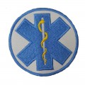 Patch toppa ricamata con velcro esculapio