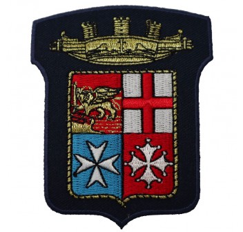 Patch toppa ricamata Marina Militare MM da cucire Divisa Militare