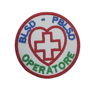 Patch toppa ricamata operatore BLSD PBLSD  Divisa Militare