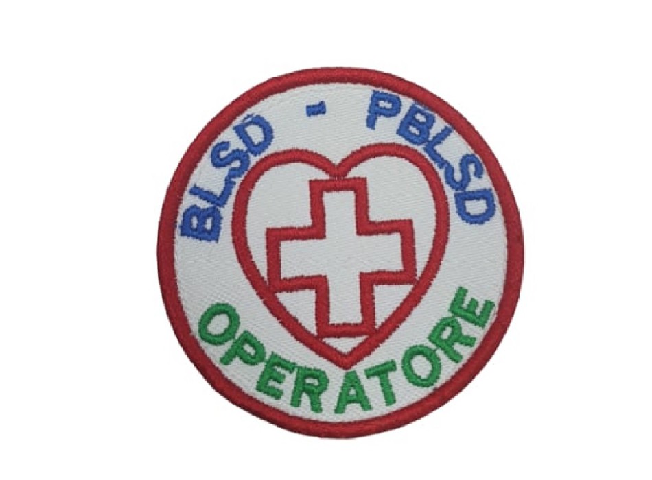 Patch toppa ricamata operatore BLSD PBLSD  Divisa Militare