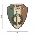 Patch toppa scudetto gommato 9 rgt incursori bassa visibilità