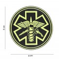 Patch medicina tattica nero/giallo