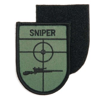 Patch toppa Sniper cecchino verde Divisa Militare