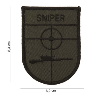Patch toppa sniper (schermo)  Divisa Militare