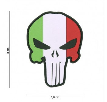 Patch toppa teschio punisher Italia Divisa Militare