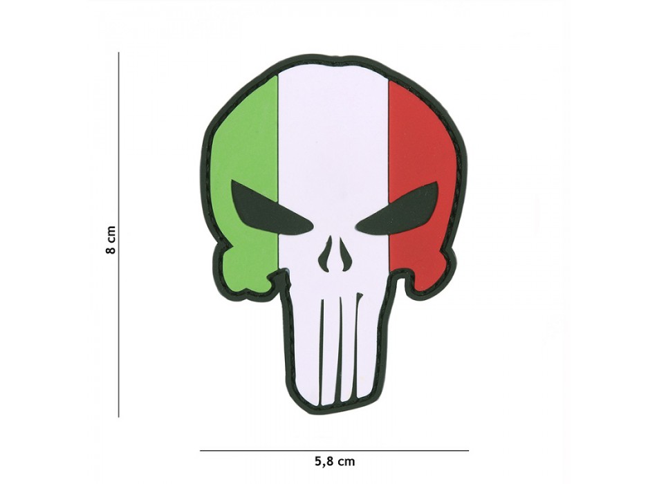 Patch toppa teschio punisher Italia Divisa Militare