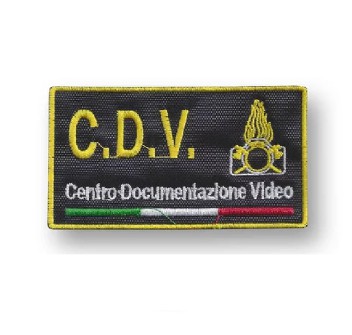 Patch toppa Vigili del Fuoco VVF CDV Centro Documentazione Video Divisa Militare