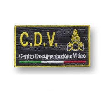 Patch toppa Vigili del Fuoco VVF CDV Centro Documentazione Video Divisa Militare