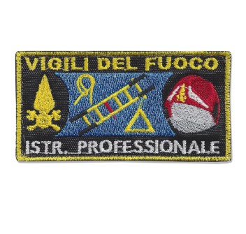 Patch toppa Vigili del Fuoco VVF Istruttore Professionale Divisa Militare