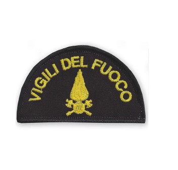 Patch toppa Vigili del Fuoco VVF rettangolare Divisa Militare