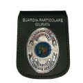 Pattella con placca Guardia Giurata particolare incaricata di pubblico servizio