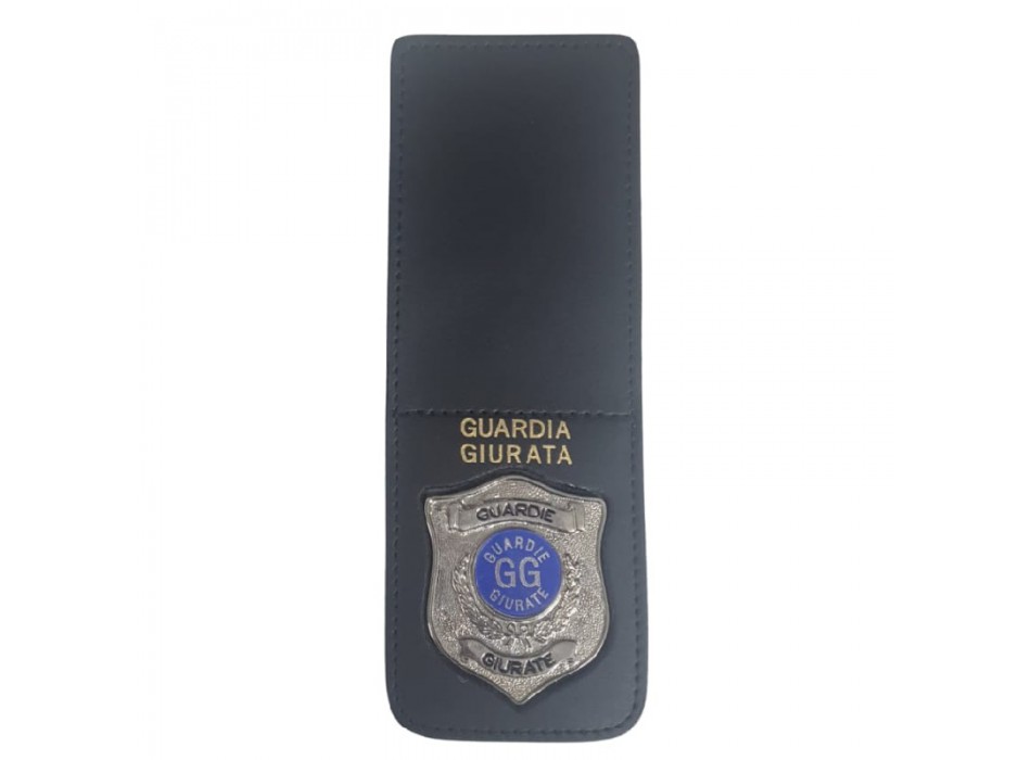 Pattella con placca Guardia Giurata scudo argent0 Divisa Militare