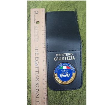 Pattella con placca Ministero della Giustizia Divisa Militare