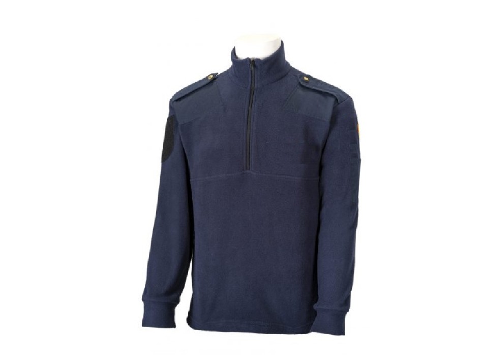 Pile blu Polizia Locale Guardie Giurate con portapenne portagradi Divisa Militare