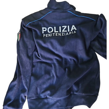 Pile Polizia Penitenziaria con zip Divisa Militare