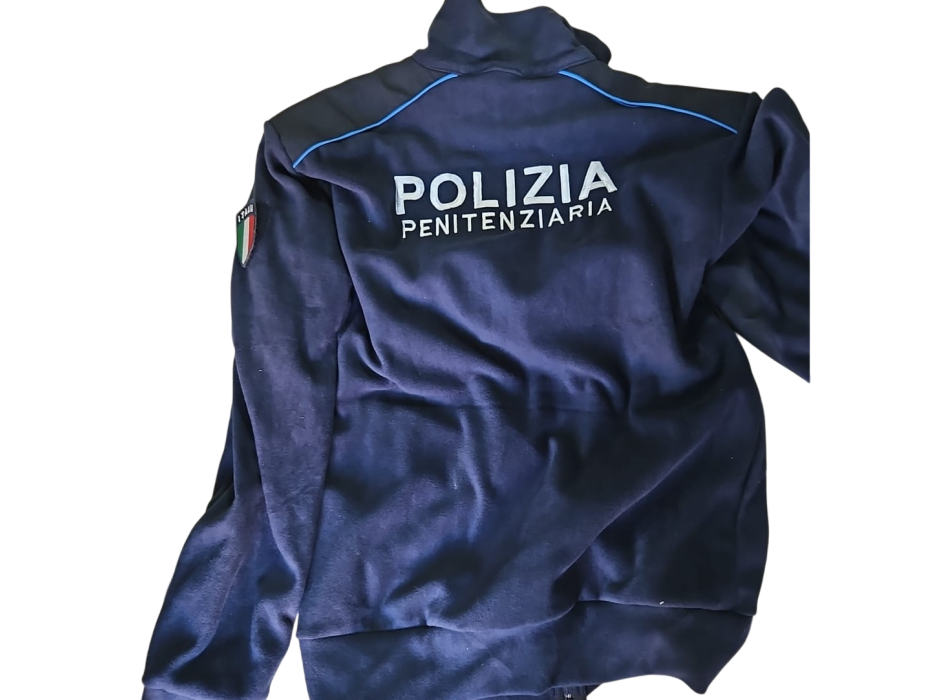Pile Polizia Penitenziaria con zip Divisa Militare