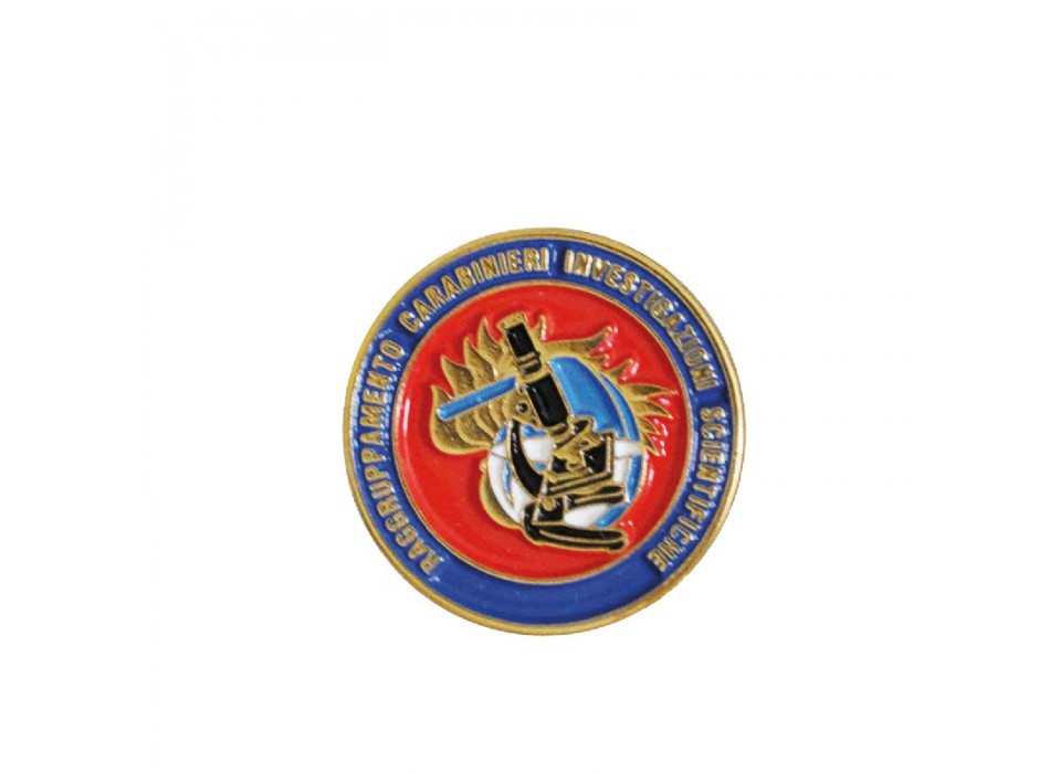 Pin spilla mini distintivo Carabinieri RIS Raggruppamento Investigazioni Scientifiche Divisa Militare