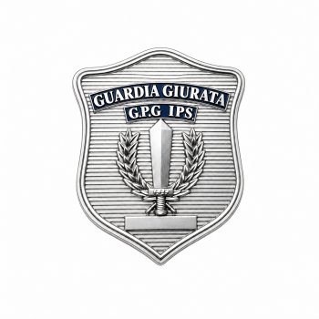 Placca gpg ips guardia particolare giurata Divisa Militare